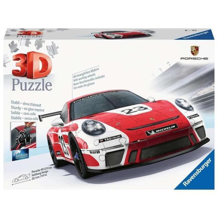 Puzzle 3D Porsche 911 GT3 Cup Salisburgo (con griglia)