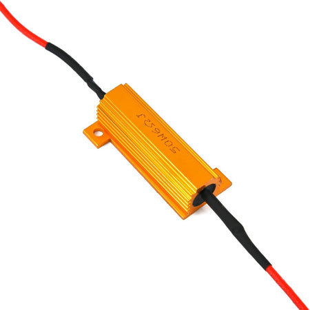 1 Resistenza Lampada No Spia Intermittenza LED 50W 6 Ohm Warning Canceller No Erro