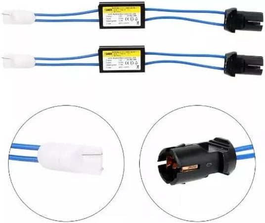 KIT LUCI POSIZIONI PER FIAT BRAVO II T10 W5W + RESISTENZE 100% NO AVARIA