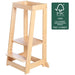Torre di apprendimento Montessori - ROBA - Bambù certificato FSC - Regolabile su 3 livelli di altezza - Fino a 80 kg - Naturale