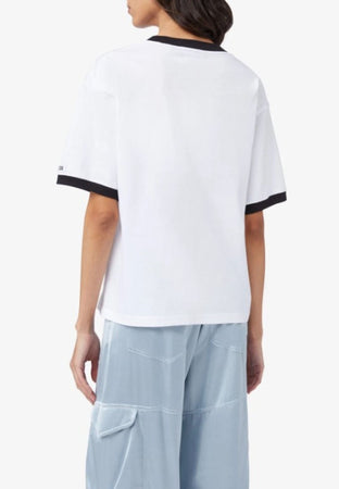 GCDS T-SHIRT TI AMO BOXY T-SHIRT da donna