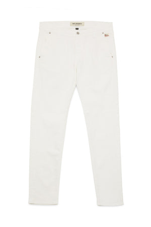 Roy Roger's Jeans uomo new Elias plain man bull elast optic white