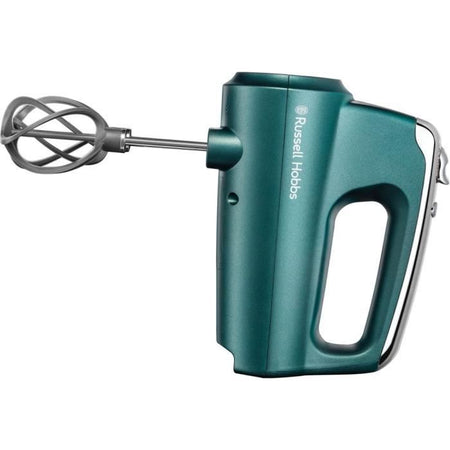 Russell Hobbs 25891-56 Swirl Mixer, 5 velocità, funzione Turbo, 1 paio di eliche, impastatrice, miscelatori a frusta - Turchese
