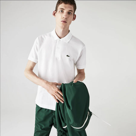 Lacoste Polo Uomo Classica Piqué Polo Tinta Unita Colletto Mezze Maniche Polo Lacoste In Petit Piqué 100% Cotone Polo Classica