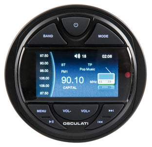 Radio Da Cruscotto Fm/Dab/Ros Stereo Tondo Osculat