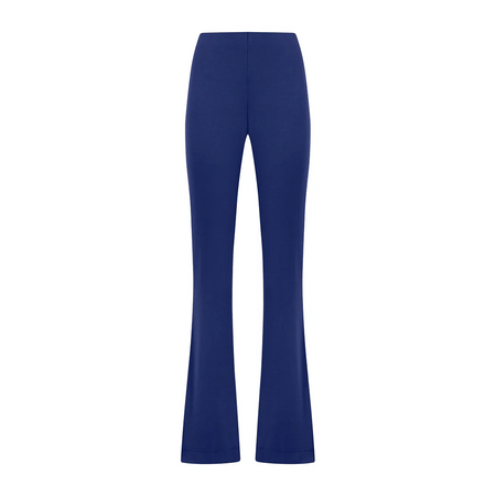 Ragno Pantalone Estivo da Donna modello Flare in jersey di viscosa crêpe D987PC S34