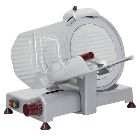 Rgv luxury italia 275 s affettatrice domestica con ciabatta smontabile e sistema easy clean lama 275 mm, 150 watt