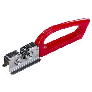 Affilacoltelli con base per coltelli e lame in acciaio Inox con dischi