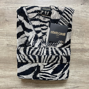 Roberto Cavalli Accappatoio Unisex in spugna 100% cotone Spider 2411S100