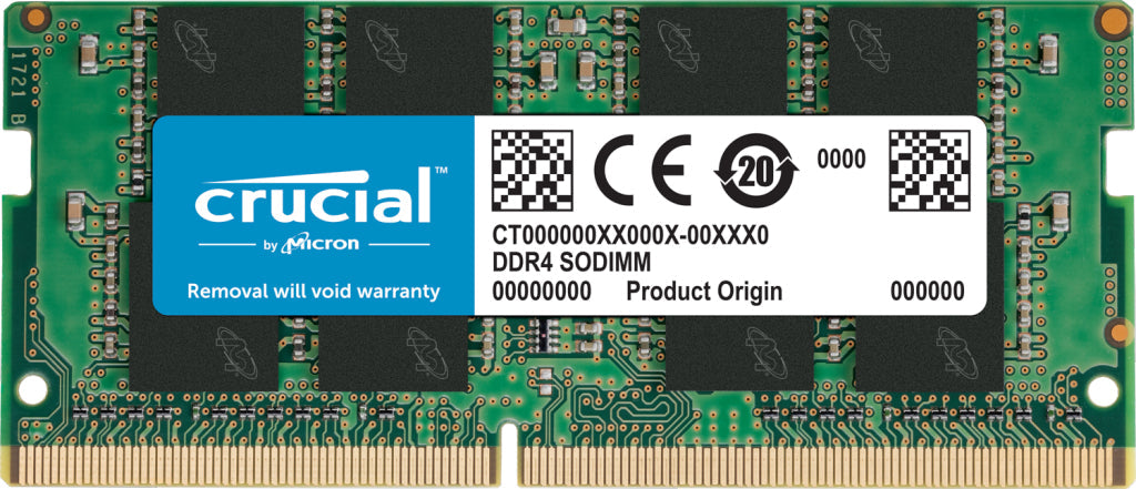 S/O 8GB DDR4 PC 3200 Crucial CT8G4SFRA32A 1x8GB