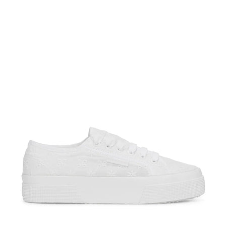 Superga scarpa donna Sneakers con Zeppa Floreali Bianche da Donna per Tempo Libero
Flower Sangallo 2740
