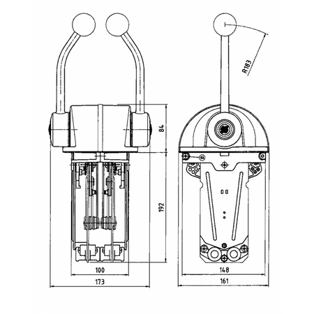 Scatola Comando B302 X 2 Motori