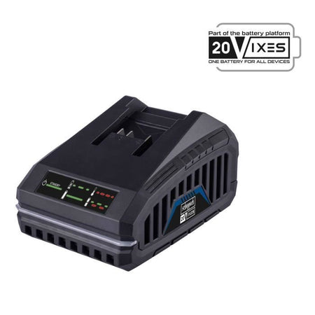 Caricabatterie - SCHEPPACH - 4,5 A - SBC4.5A - Carica le batterie agli ioni di litio della gamma Scheppach 20V IXES