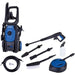 Idropulitrice elettrica - Scheppach - HPC1600-Kit - 135 bar - 420 L/h