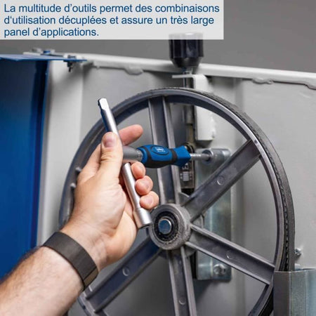 Valigetta portautensili da 135 pezzi - SCHAPPACH - TB170 - Utensili in acciaio al cromo vanadio - Custodia con serratura