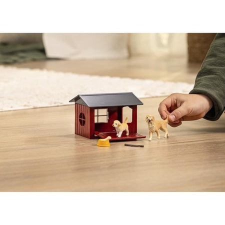 Cuccia per cani con Golden Retriever, SCHLEICH 42722 Farm World, dai 4 anni