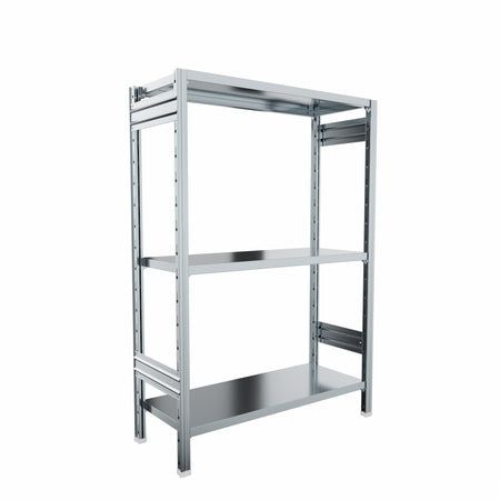 Scaffalatura in ferro per magazzino Zincata cm 100x40x150h
