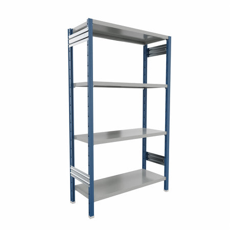 Scaffalatura in metallo da magazzino Verniciata cm. 100x40x180h