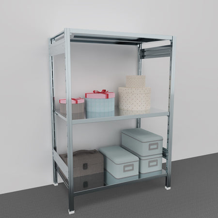 SCAFFALATURA da magazzino Zincata cm. 100x60x150h