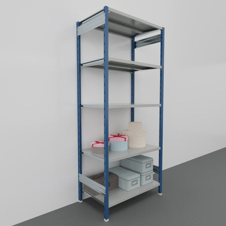 Scaffalatura in metallo da magazzino Verniciata cm. 100x60x242h