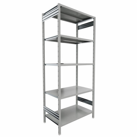 Scaffalatura in metallo da magazzino Verniciata cm. 100x60x242h