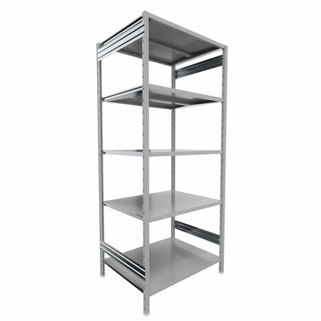Scaffalatura metallica da magazzino Verniciata cm. 100x80x242h