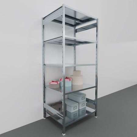 Scaffalatura da magazzino Zincata cm. 100x80x242h