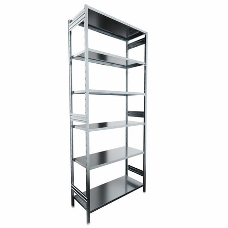 SCAFFALATURA da magazzino Zincata cm. 120x50x300h