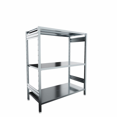 SCAFFALATURA metallica da magazzino Zincata cm. 120x60x150h