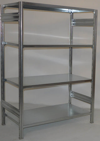 SCAFFALATURA in ferro da magazzino Zincata cm. 120x60x200h