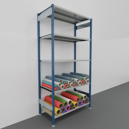 SCAFFALATURA da magazzino Verniciata cm. 120x60x242h