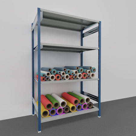 SCAFFALATURA in ferro da magazzino Verniciata cm. 120x70x200h