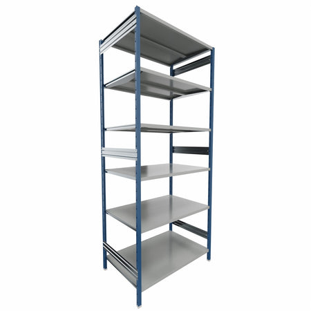 SCAFFALATURA da magazzino Verniciata cm. 120x80x300h