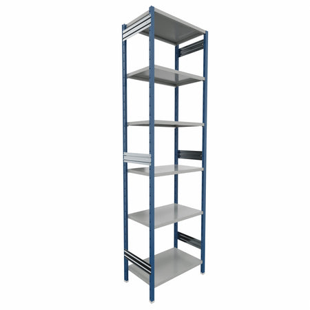 SCAFFALATURA in ferro da magazzino Verniciata cm. 80x50x300h