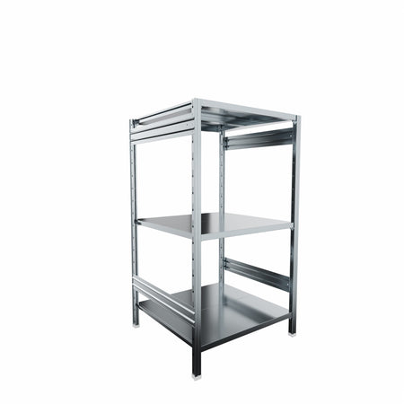SCAFFALATURA in metallo da magazzino Zincata cm. 80x80x150h