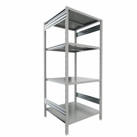 SCAFFALATURA di metallo da magazzino Verniciata cm. 80x80x200h