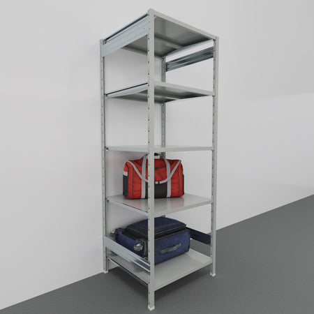 SCAFFALATURA in metallo da magazzino Verniciata cm. 80x80x242h