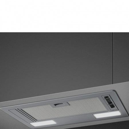 SMEG CAPPA ASPIRANTE INCASSO 54CM 75W C SILVER LUCE LED KSG52E