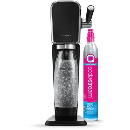 Distributore di bibite - SODASTREAM ART - Nero - bottiglia e bombola di carbonatazione inclusi