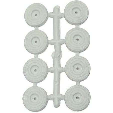 Sottosedia Bianco Dia 25 Gomma Pz.8