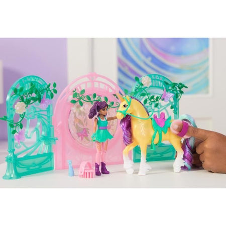 SPIN MASTER PLAYSET MINI DOLL AVA E FOGLIA COLOR REVEAL Unicorn Academy