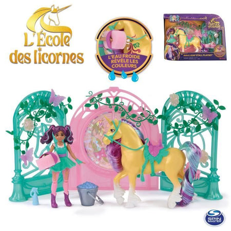SPIN MASTER PLAYSET MINI DOLL AVA E FOGLIA COLOR REVEAL Unicorn Academy