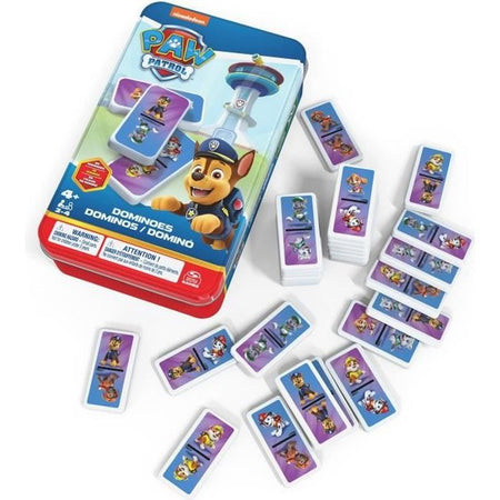 SPIN MASTER SCATOLA IN METALLO DOMINO Paw Patrol