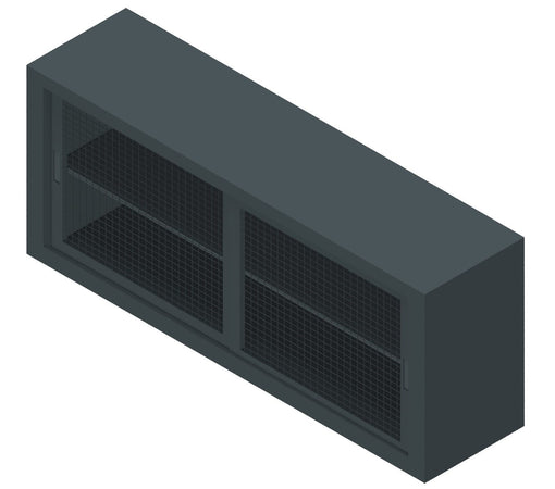 Sopralzo per armadio da ufficio a piani metallici e ante in rete cm. 180x45x85H