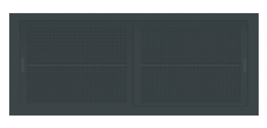 Sopralzo per armadio da ufficio a piani metallici e ante in rete cm. 180x45x85H