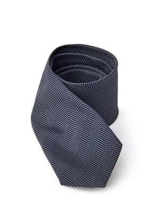 JIL SANDER Cravatta in Seta Blu 7 cm Jil Sander da uomo