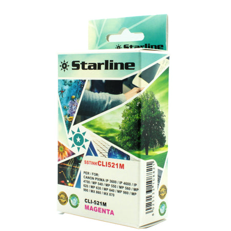 Cartuccia Ink Magenta Per Print C/Canon Cli521M