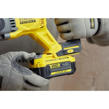 Trapano Brushless Stanley FatMax 18V SDS Plus - 2 Joule - 2 batterie da 4,0 Ah - 3 modalità di lavoro