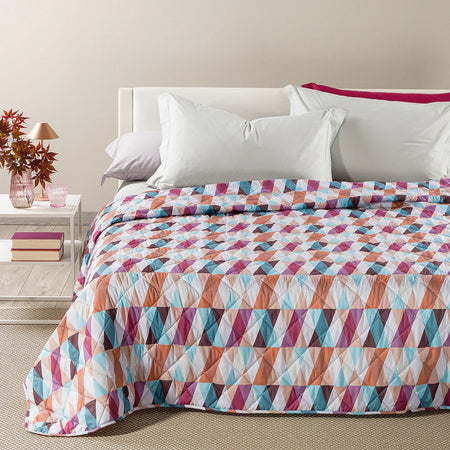 Copriletto Trapuntato In Microfibra Still - Caleffi