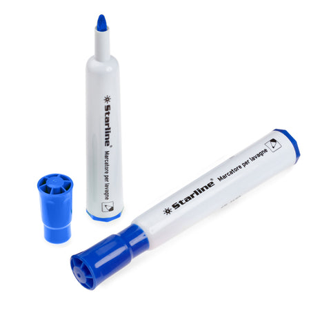 Marcatore Per Lavagne Punta Tonda 2Mm Blu Starline